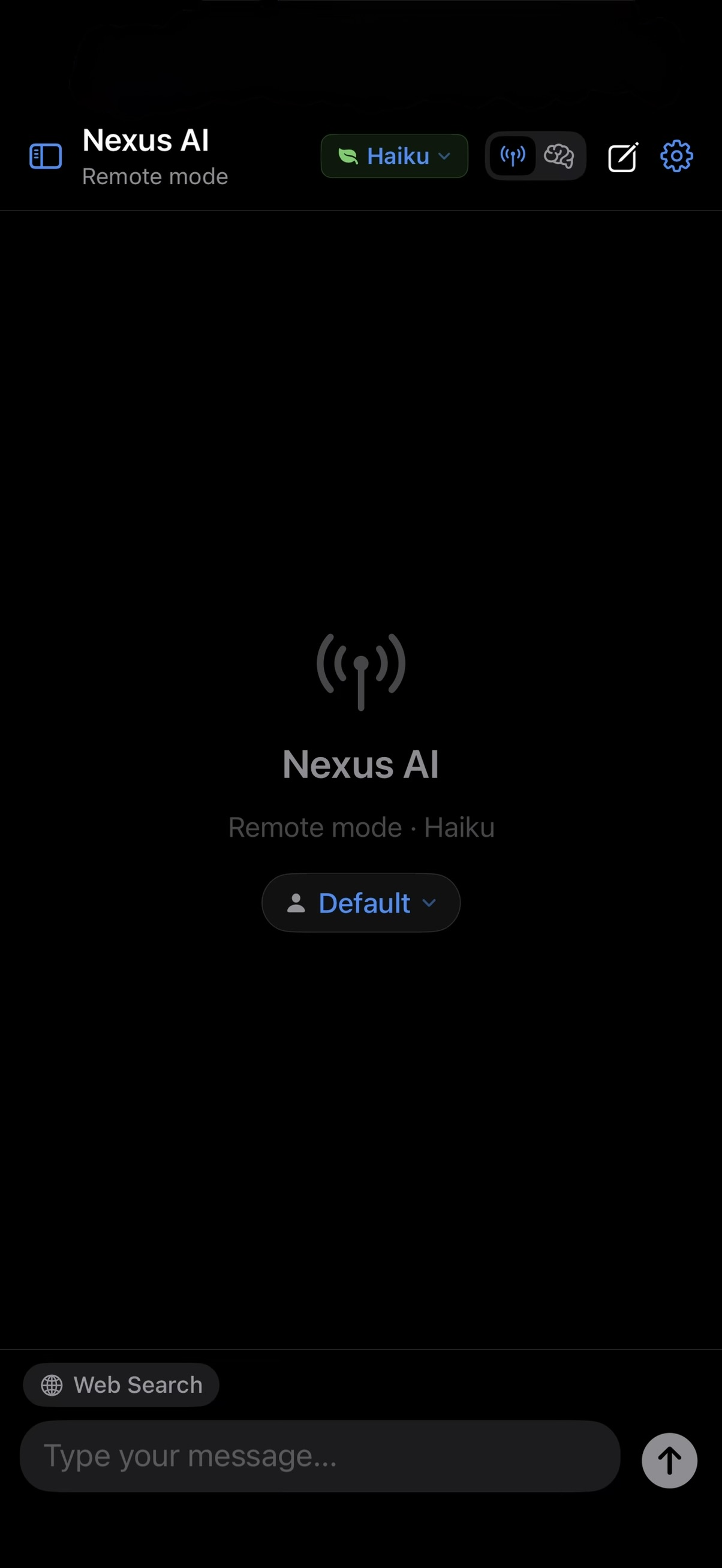 Nexus AI on iPhone, Remote mode